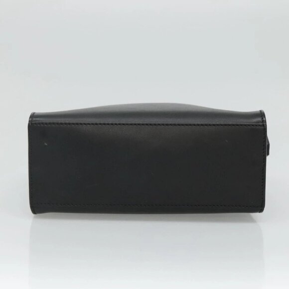 FENDI Hand Bag Leather 2way Black Auth PP274V - Picture 7 of 16